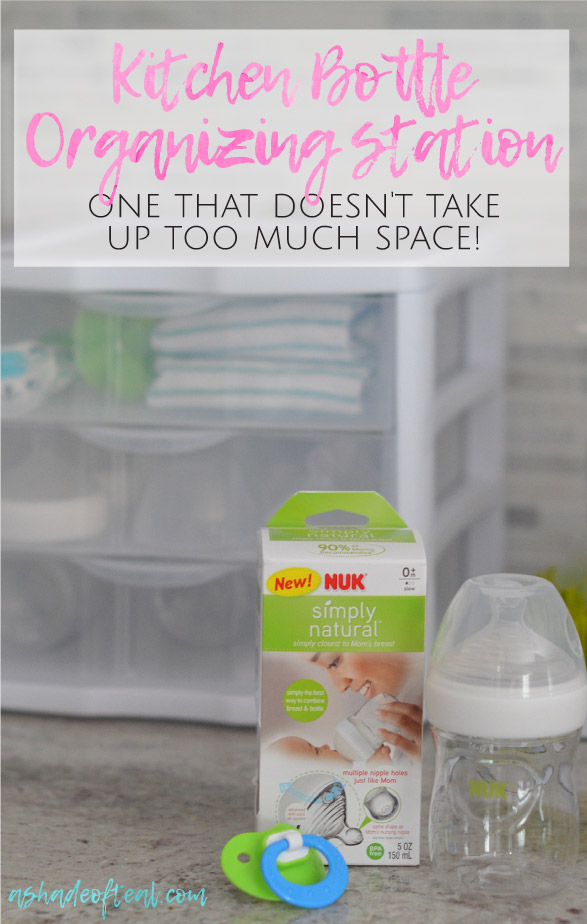 Keep your bottles and all their pieces together with a convenient  countertop storage station. Start w…