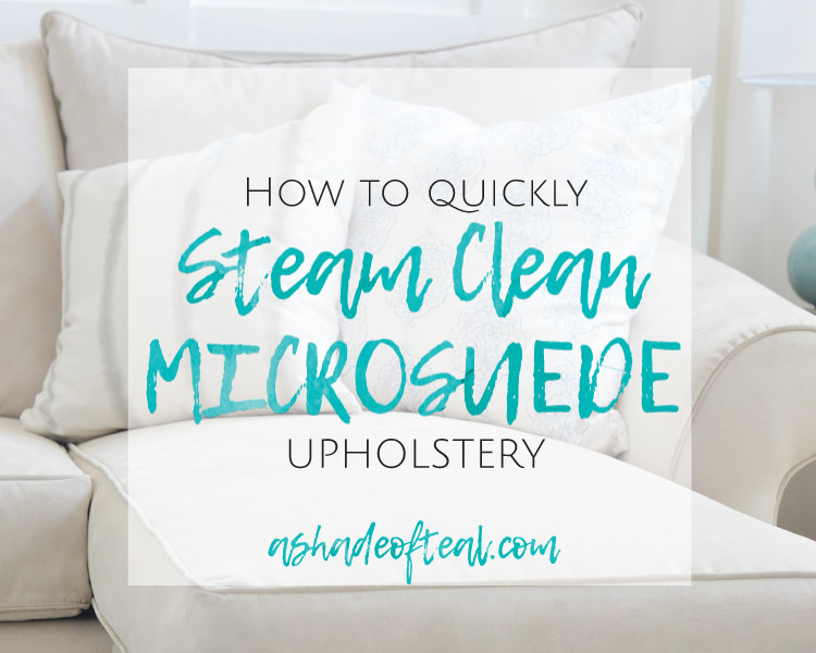 Steam Cleaning Microsuede Upholstery