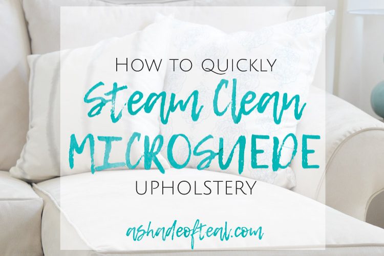 Steam Cleaning Microsuede Upholstery