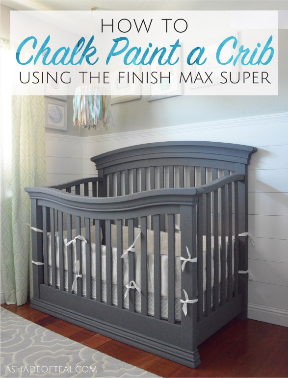painting a crib with chalk paint