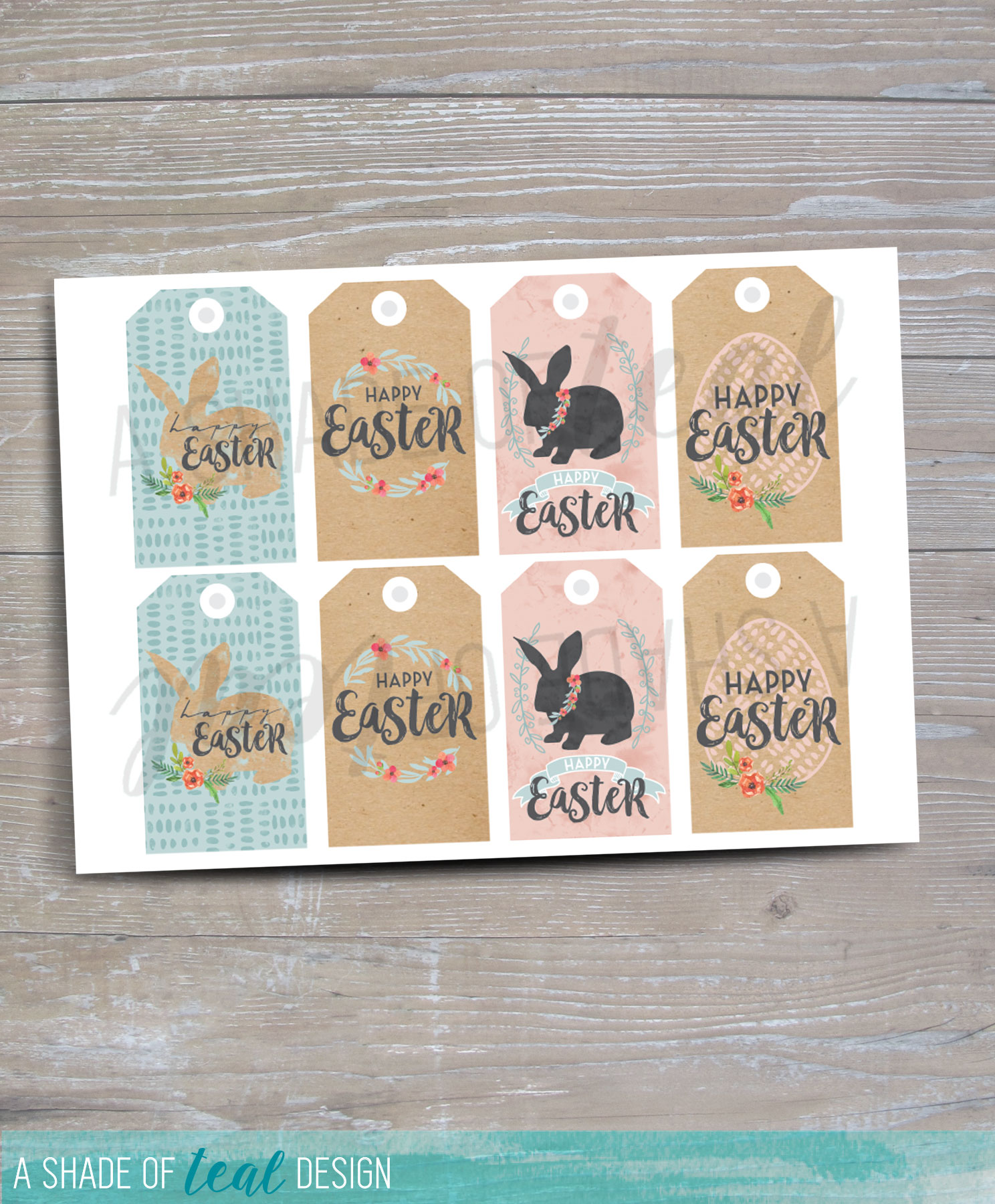 Happy Easter, with Easter Printables & GiftTags!