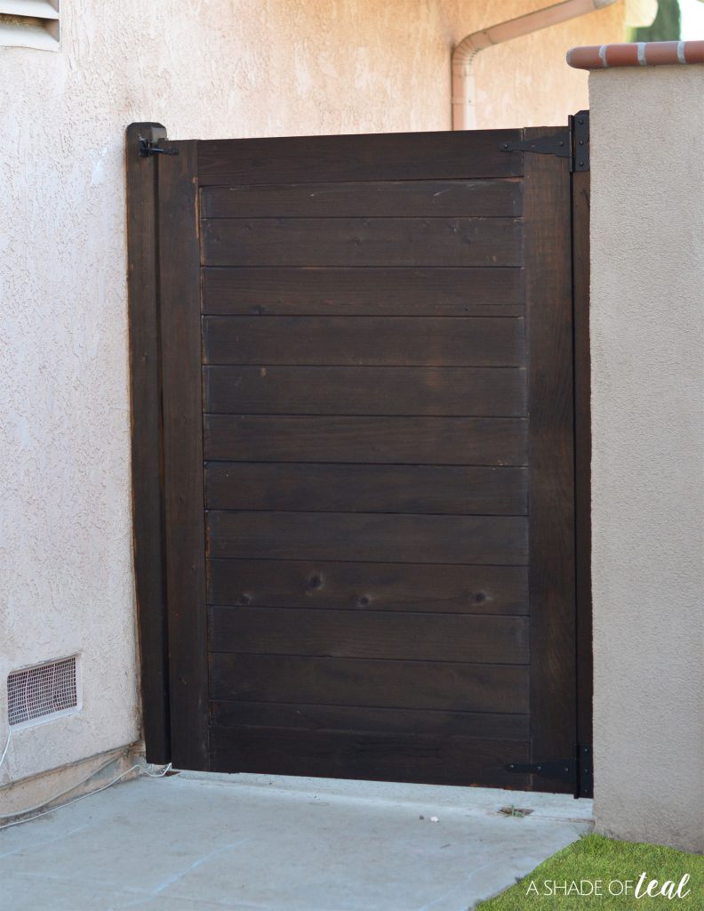 Stained Gate A New Gate & The Quick Way To Stain It!