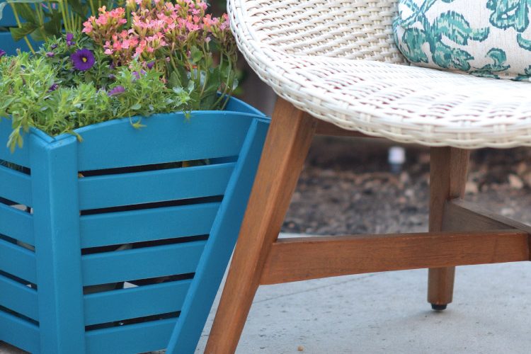 Adding a Pop of Color with a Planter Box Makeover