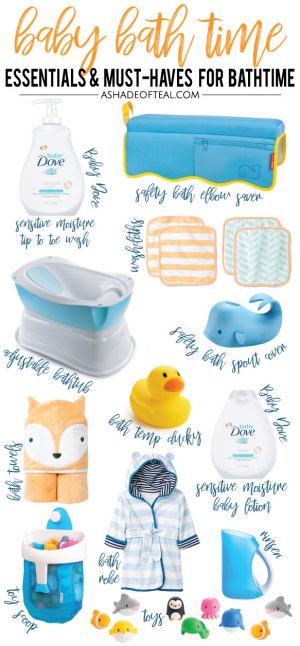 Baby Bath Time Essentials