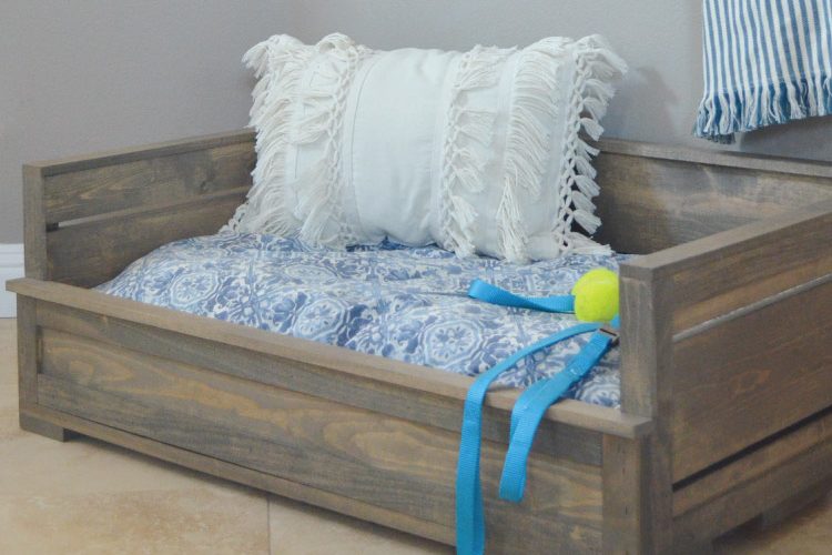 How to Build a Rustic Wood Dog Bed