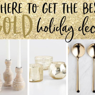 Gold Holiday Decor + the Golden Bell Scavenger Hunt!