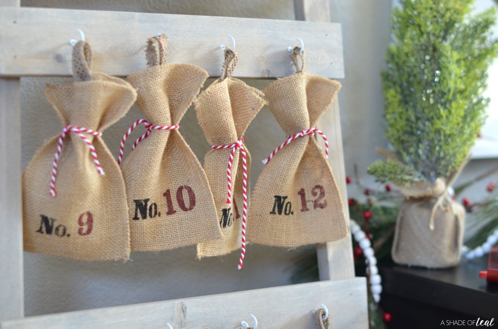 How To Build A Christmas Advent Calendar Ladder