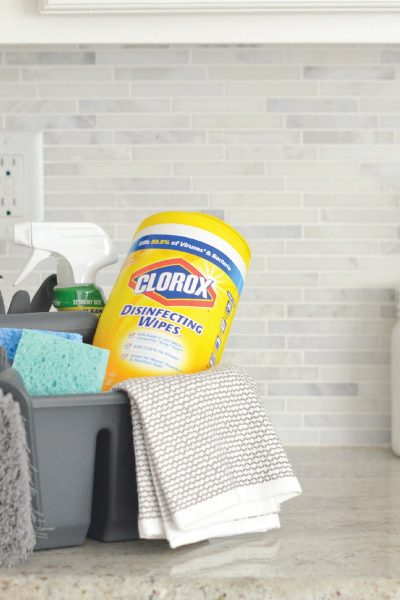 Make Spring Cleaning Easy with a DIY Cleaning Tote Basket