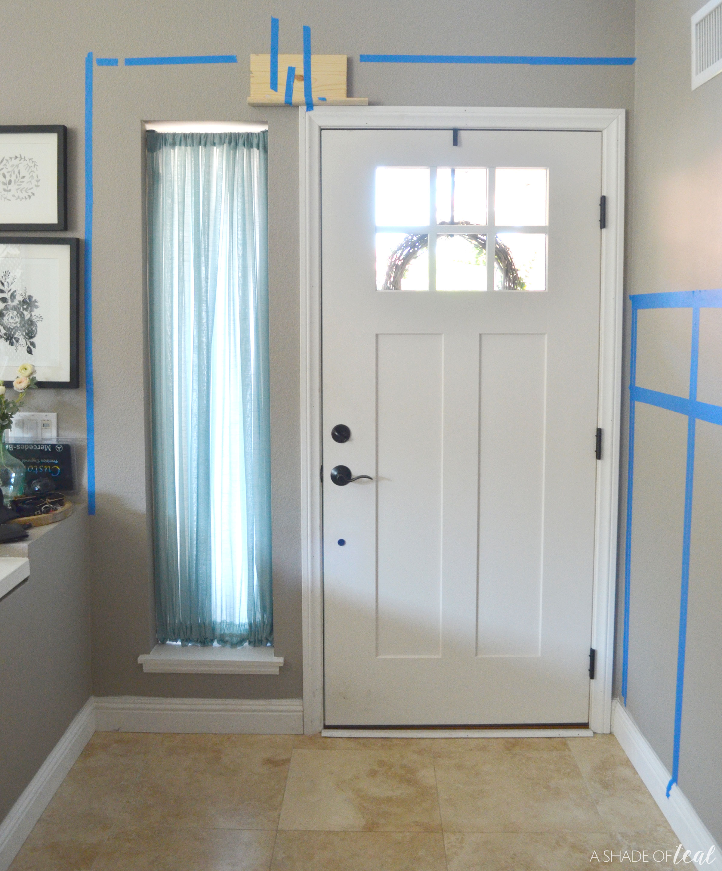 Entryway Makeover How To Add Trim Board Batten