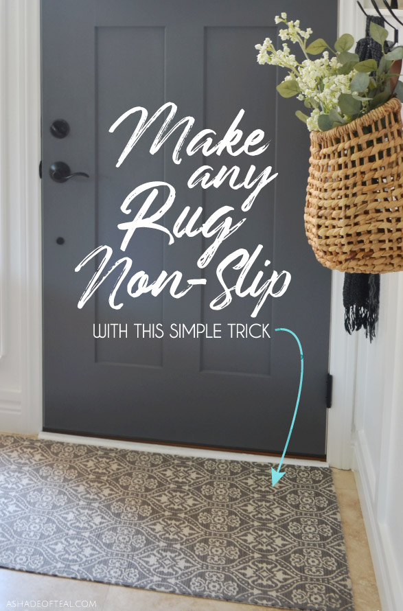 Any Rug Non Slip With This Simple Trick, How To Make Rugs Non Slip