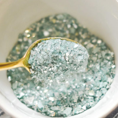 How to Make Vintage Glass Glitter