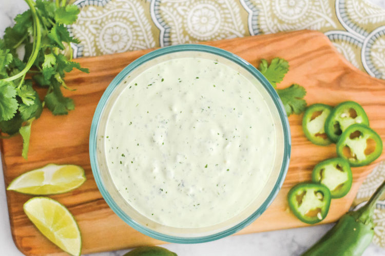 Spicy Cilantro Jalapeño Sauce & Dressing