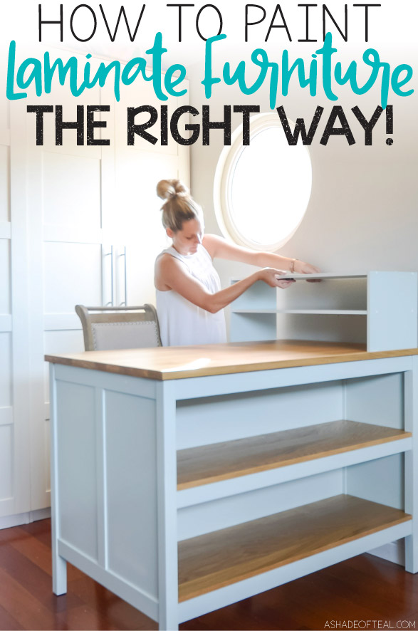 How To Paint Laminate Furniture The, How To Redo A Dresser With Laminate Top