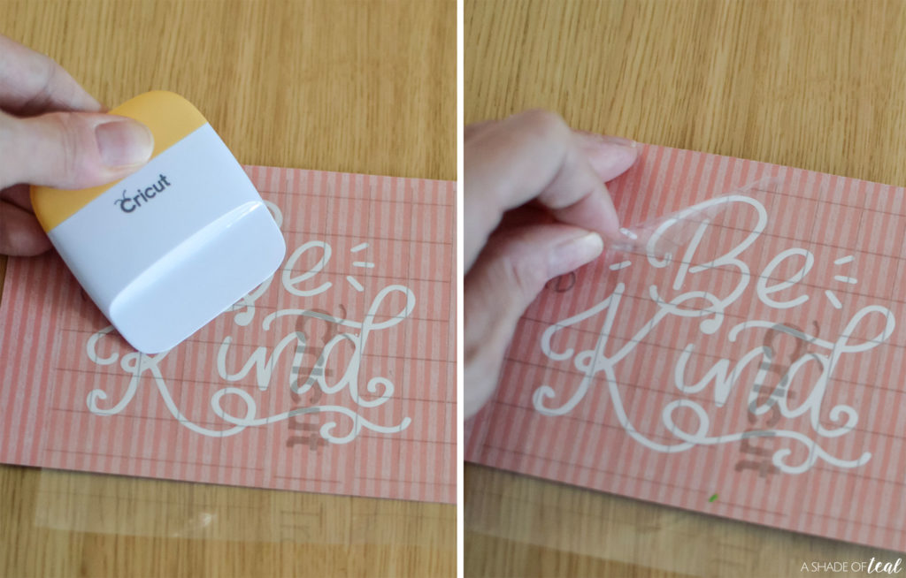 Cricut DIY: Be Kind & Enjoy The Little Things Sign