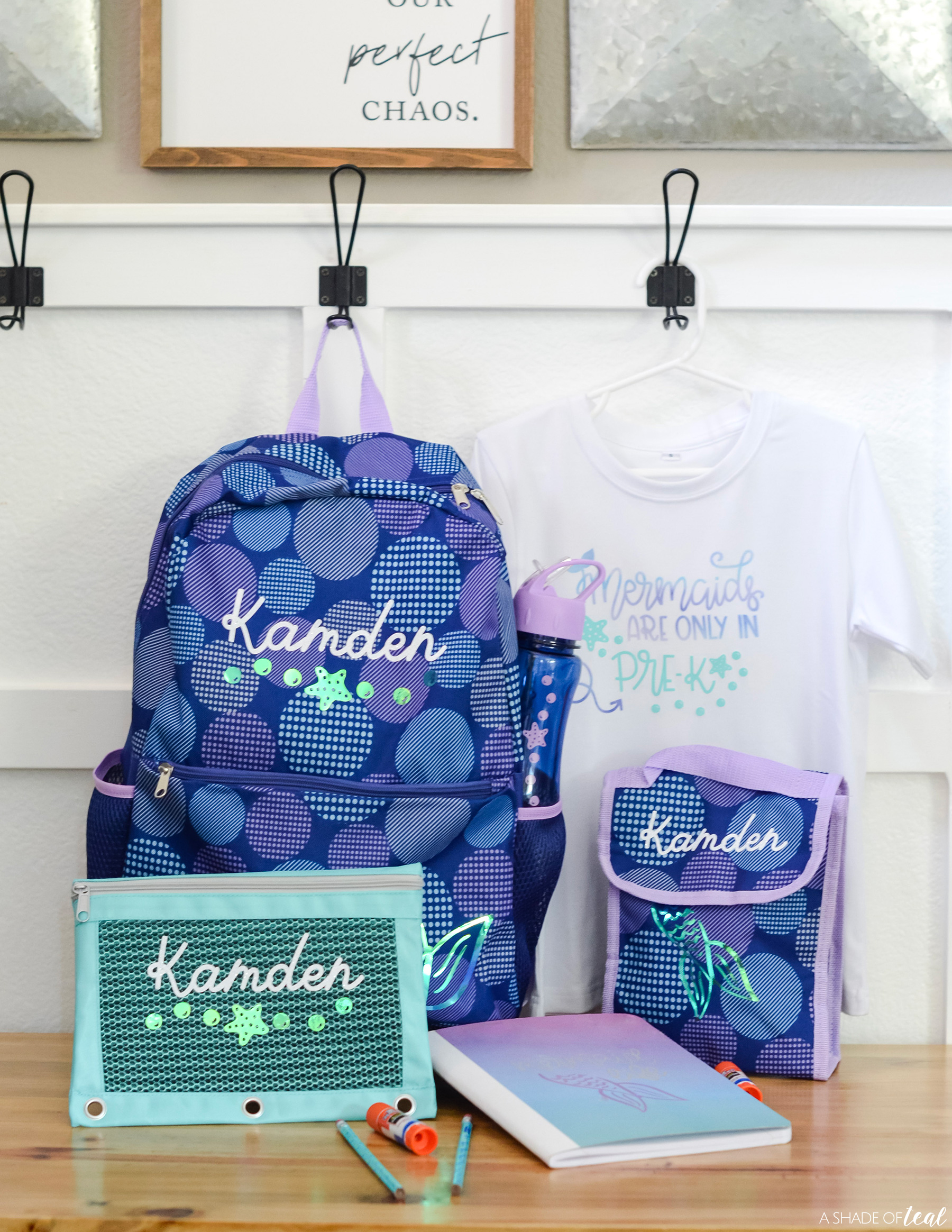 DIY Teacher Bags - Back to School Gift with Cricut - Over The Big Moon