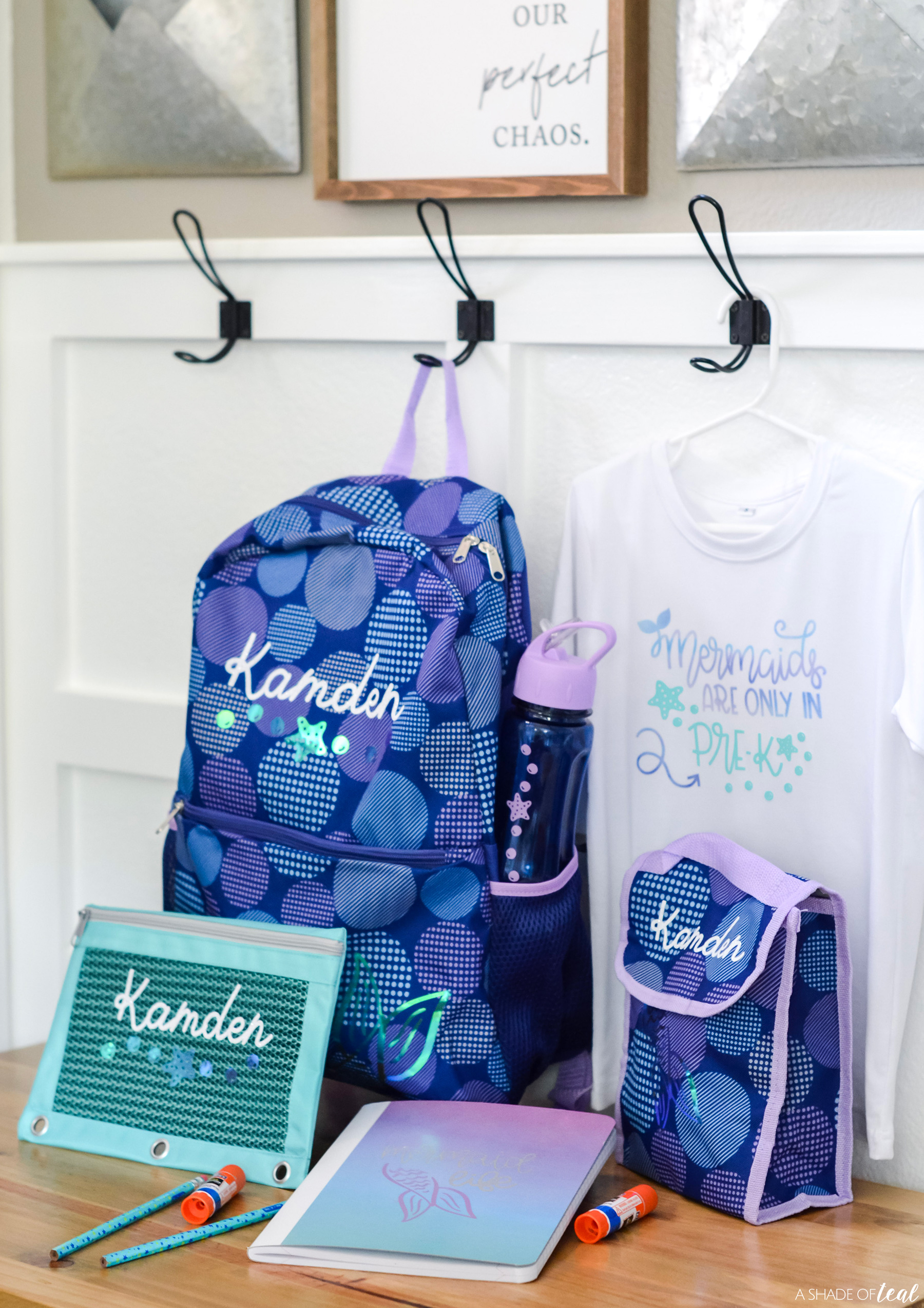 Back to School Book Bag with Cricut Infusible Ink - Giggles Galore