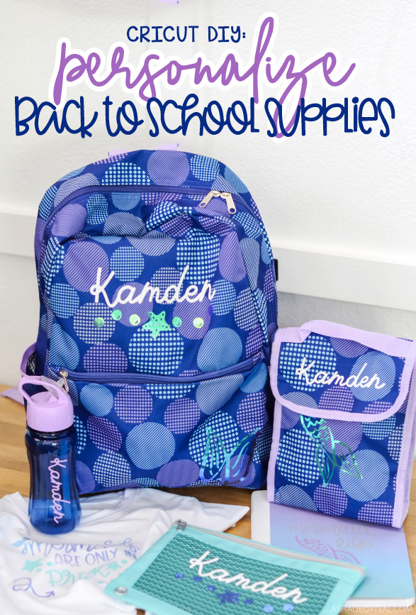 A Back to School Craft of Personalized School Supplies • B-Inspired Mama