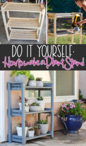 Diy: How To Make A Outdoor Plant Shelf