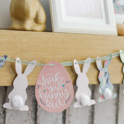 Cricut DIY: Easter Bunny Banner