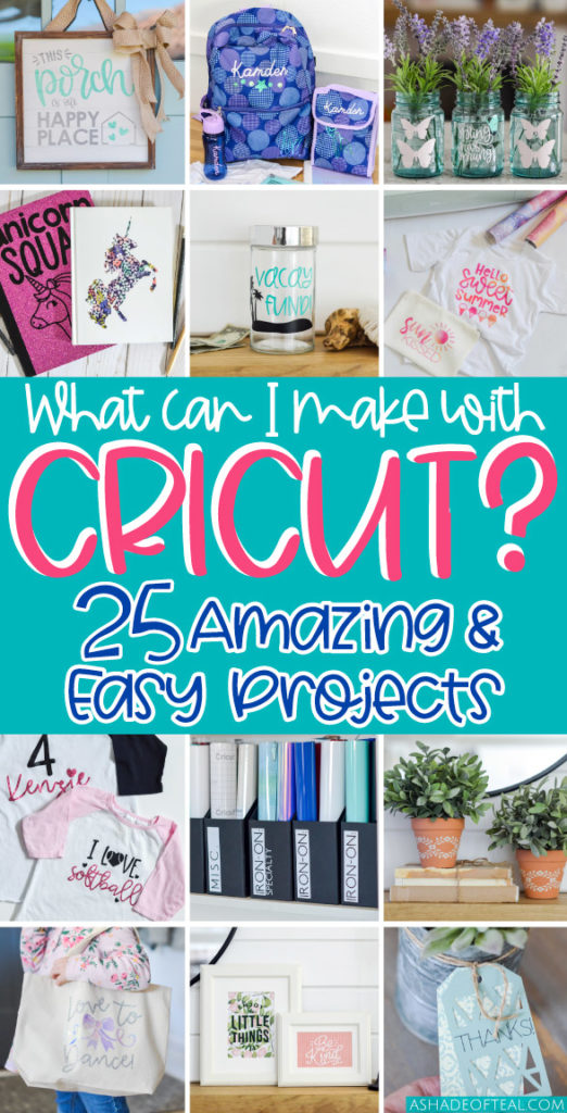 What can I make with Cricut? 25 Amazing & Easy Projects!